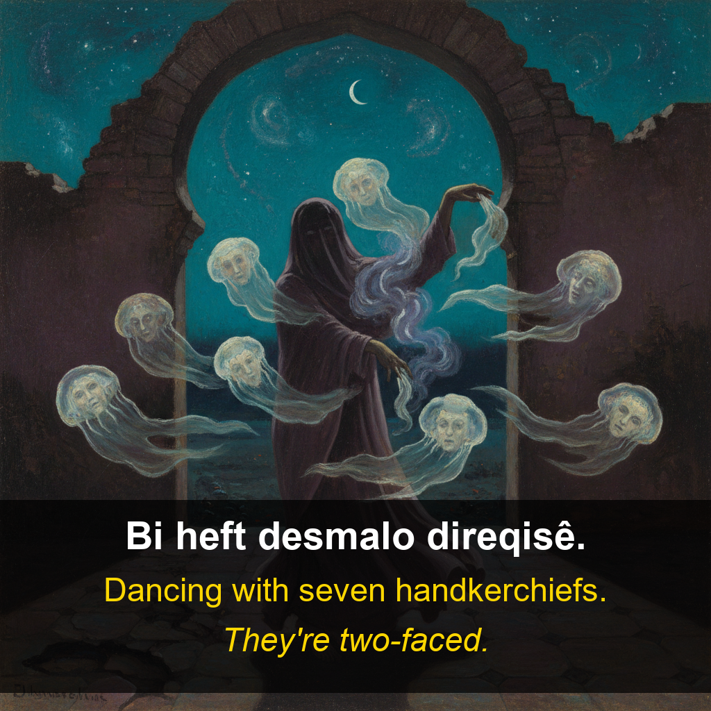 Afrini proverb card — Bi heft de…
